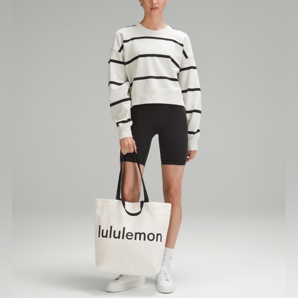 π Lululemon Double-Handle Canvas Tote Bag 17L, NWT - Picture 3 of 12